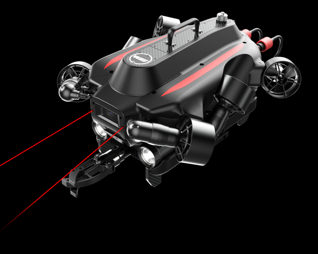 Compact remote operated underwater inspection vehicle